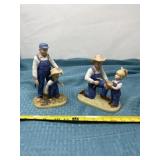 1985 Homco Denim Days collector figurine.