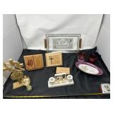 Anniversary plagues and glassware