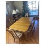 2 captain chairs and 2 leafs traditional solid