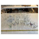 Glass ware drinking classes