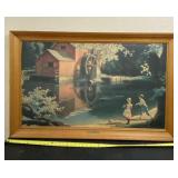 Old Mill Stream by Paul Detlefsen measures 45