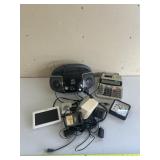 electronic items, primarily a vintage RCA