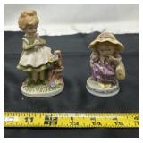 Avon bisque porcelain figurines from 1983,
