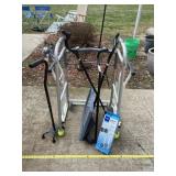 Walkers, canes and 5 inch walker wheels