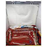 Pearl necklaces and costume jewelry