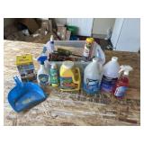 Windshield washer fluid, gardening tools