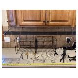 Door hangers, plate holders and racks.