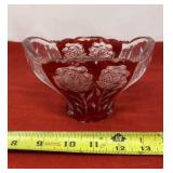 Anna Hutte Germany ruby red and clear 24 percent