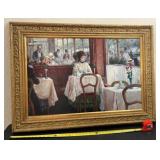 Walmart on canvas 44 x 33 framed