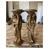 Long angel candle holders