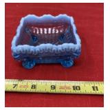 Northwood Blue Opalescent Alaska Pattern footed