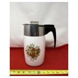 Corning 10 cup coffee percolator.
