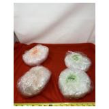 Disposable shower caps.