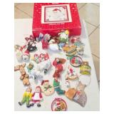 Christmas Ornaments & ceramic Tray