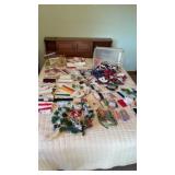 Lice him facing zippers, a wreath with sewing