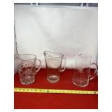 Anchor Hocking glass pitcher with clear glass