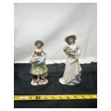 porcelain bisque figurines, with one likely being
