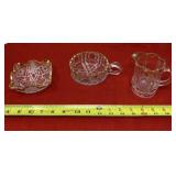 American Pressed Glass in the pendent gold