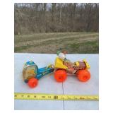 Mini Copter and Fisher Price Jalopy toys