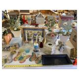 Cow pattern butter dish, butterfly decor, wood