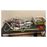 Power strips, extension cords timers
