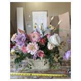 Spring artificial flower center piece