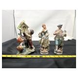 bisque porcelain figurines appear to be from