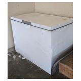 Chest freezer  46x27x35 Has been roughed up.