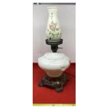 Gone With The Wind Style Hurricane lamp with some