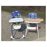 2 baby highchairs