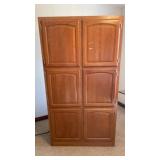 Wooden storage cabinet 40 x 73 x 20ï¿½ would make a