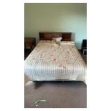 Bemco mattress Queen size bed with headboard,
