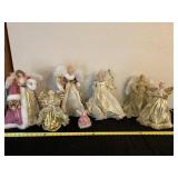 Angel tree toppers some light up.