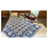 Throw blankets, angel, and heart shape with