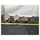 vintage ceramic Christmas collectibles, likely