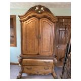 Michael Amini armoire with one handle off but is