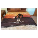 Beck seed throw blanket , why farm