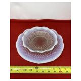 Anchor Hocking moonstone pattern milky white bowl