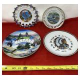 Montana, Hawaii, Seattle and Running Water plate