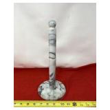 Marble paper towel holder.