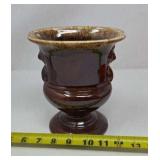 Hull Brown Drip F64 Vase