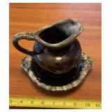 Hull Pottery Eagle Pitcher and Bowl set.