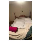 Six pillows and three blankets with yoga mat