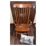 Wooden rocking chair, maple