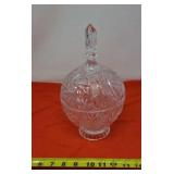 Polonia Lead Crystal Dish with Lid