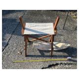 Directors chair with no back piece