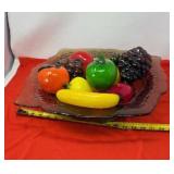 Glass Fruit Bowl