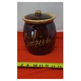 Hull Brown Drip Cookie Jar