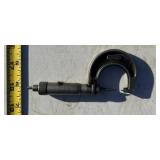 Starrett No. 436 1-inch outside micrometer