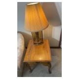 Broyhill end table with drawer and mid-century